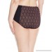 InMocean Junior's Plus-Size Allure High Waist Crochet Bikini Bottom Black Coral B01N0ONXD6